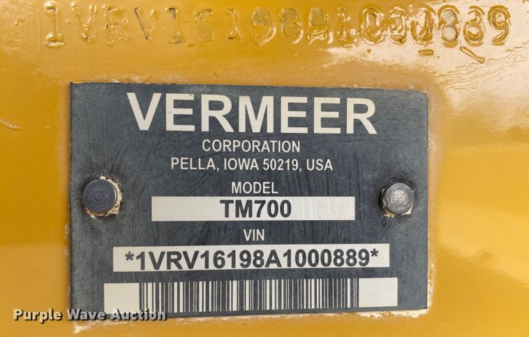 image for item DL7103 Vermeer TM700  disc mower