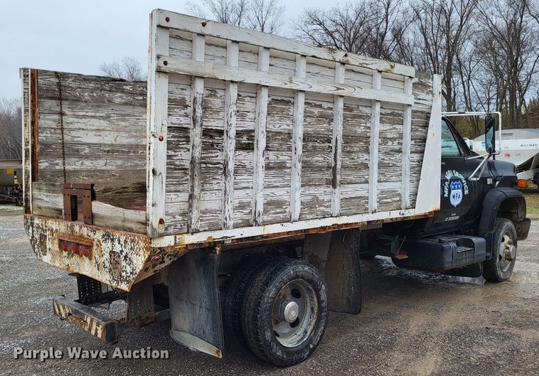 image for item DO3568 1986 Chevrolet 60  dump flatbed truck