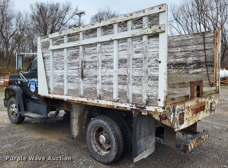 image for item DO3568 1986 Chevrolet 60  dump flatbed truck