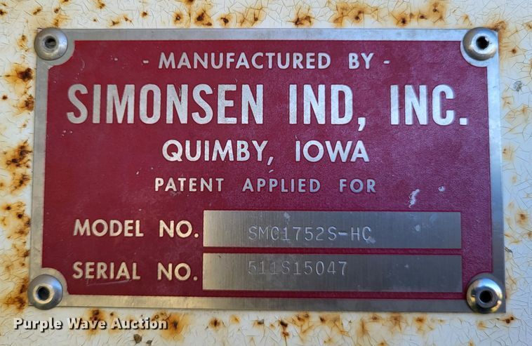 image for item DO3605 Simonsen SMC1752S-HC  spreader