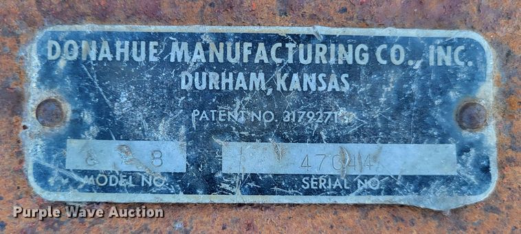 image for item DO3607 Donahue  equipment trailer