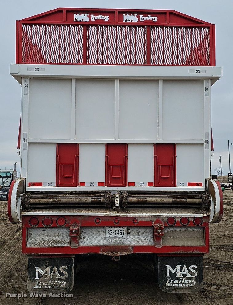 image for item DO4235 2014 MAS Trailers  silage trailer