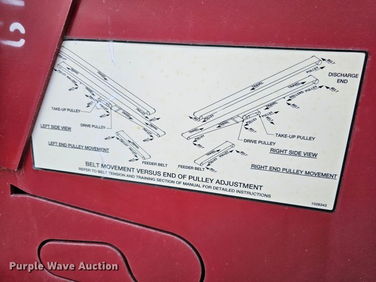 image for item DO4239 Hutchinson Squeeze Belt  conveyor