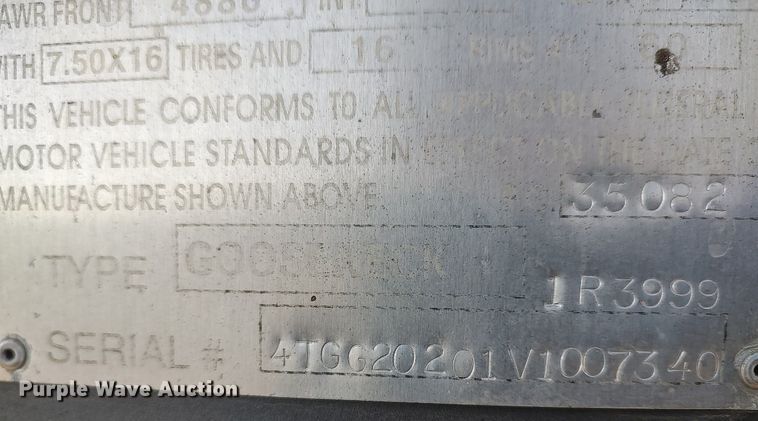 image for item DQ0339 1997 Titan  livestock trailer