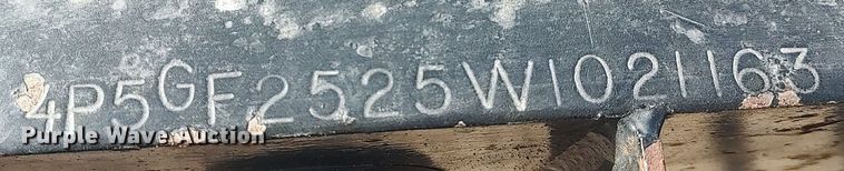 image for item DQ0340 1998 PJ  equipment trailer