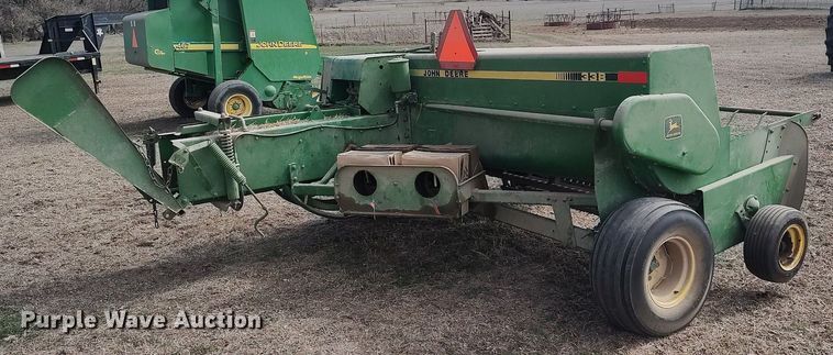image for item DQ0342 John Deere 338W  small square baler