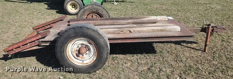 image for item DQ0343 Shop built  utility trailer