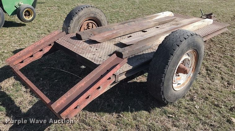 image for item DQ0343 Shop built  utility trailer