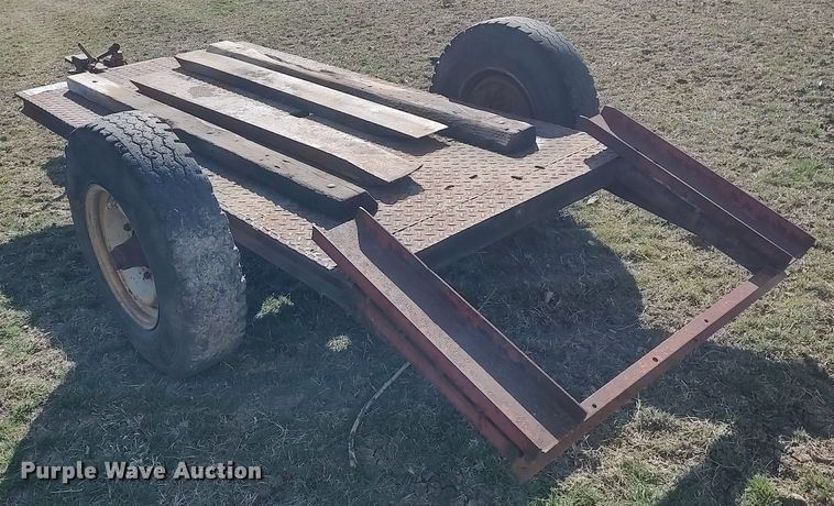 image for item DQ0343 Shop built  utility trailer