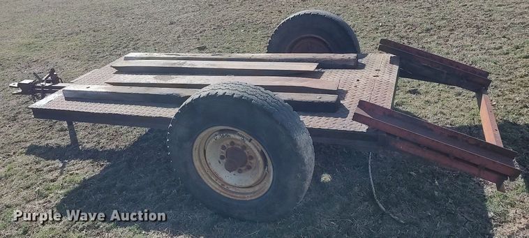 image for item DQ0343 Shop built  utility trailer