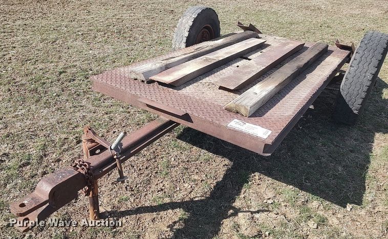 image for item DQ0343 Shop built  utility trailer