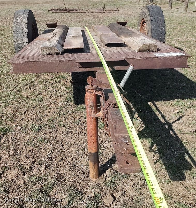 image for item DQ0343 Shop built  utility trailer
