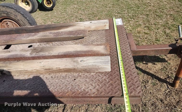 image for item DQ0343 Shop built  utility trailer