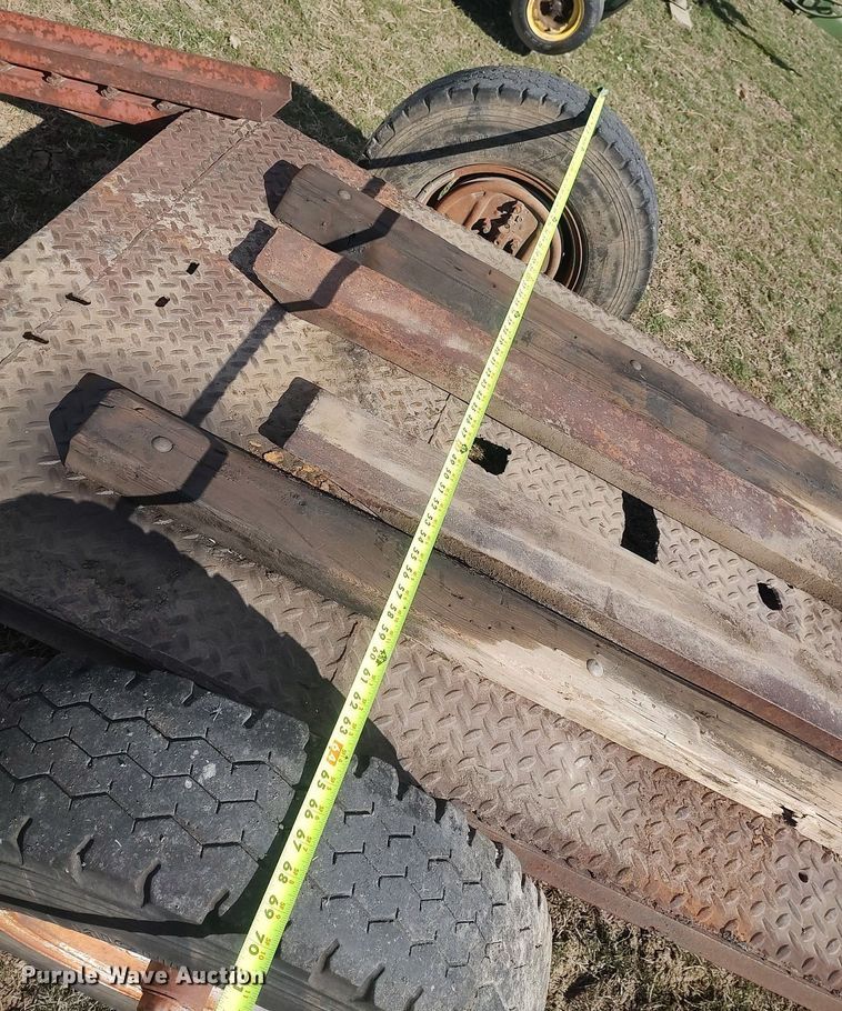 image for item DQ0343 Shop built  utility trailer