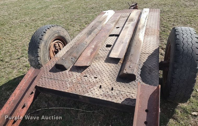 image for item DQ0343 Shop built  utility trailer