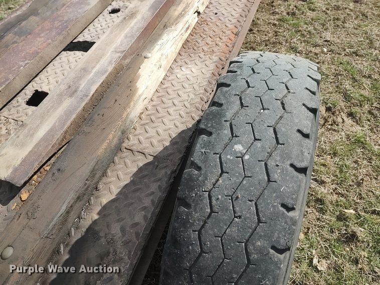 image for item DQ0343 Shop built  utility trailer