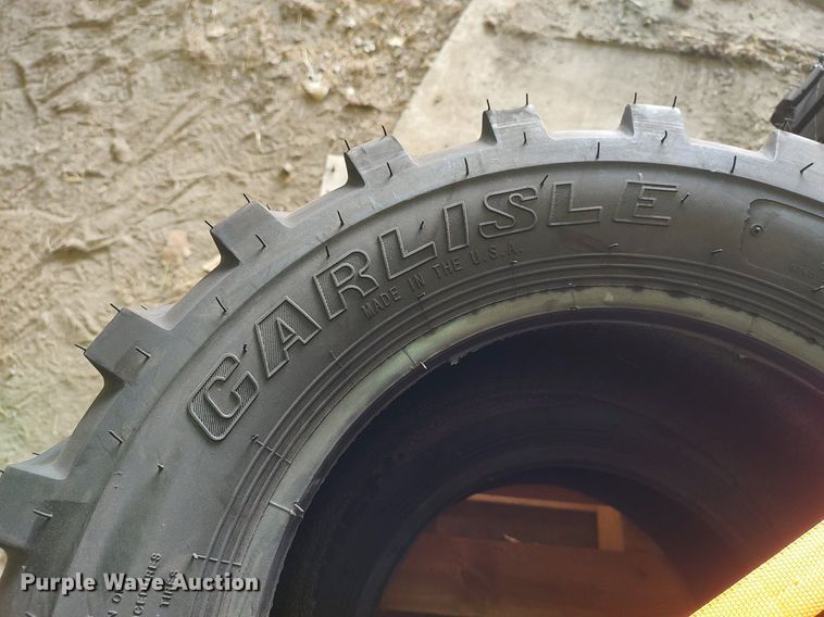 image for item DQ0348 (4) Carlisle Chief 27x10.50-15 skid steer tires