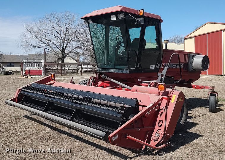 image for item DQ0352 1996 Case IH 8830  swather / windrower