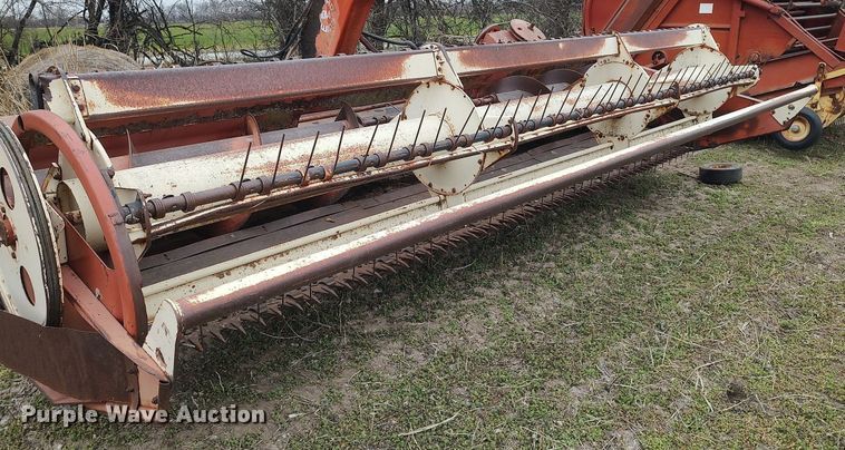 image for item DQ0374 Hesston 1014  swather / windrower