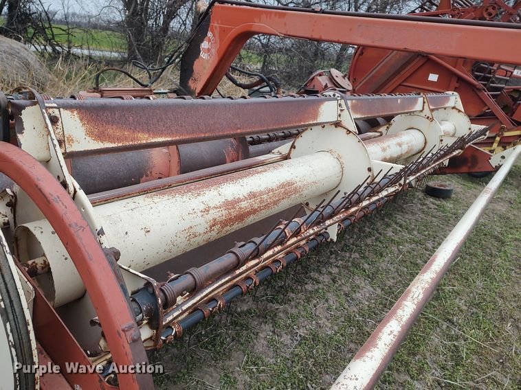 image for item DQ0374 Hesston 1014  swather / windrower
