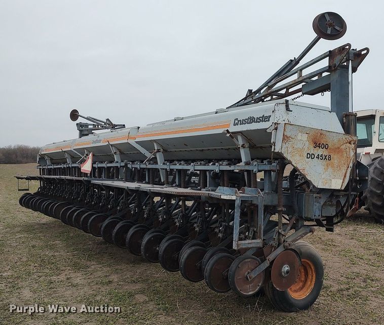image for item DQ0381 CrustBuster 3400 DD45X8  grain drill