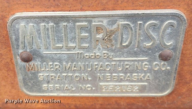 image for item DQ0383 Miller  off-set disk