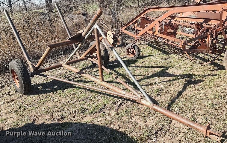 image for item DQ0428 Shop built  hay bale mover