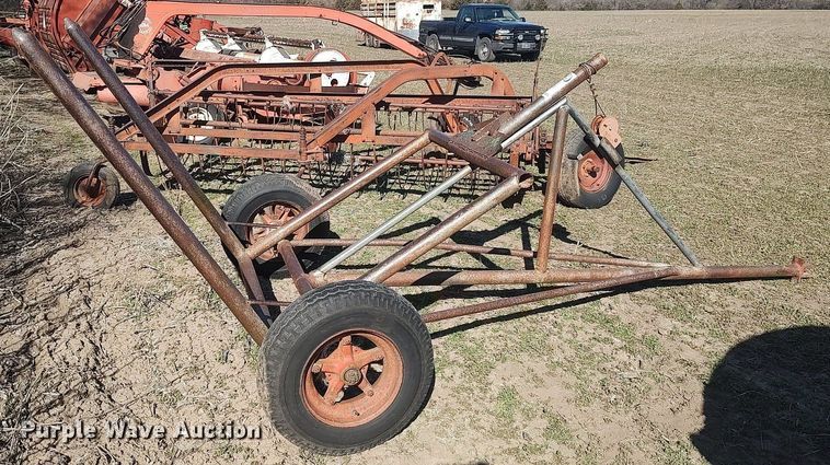 image for item DQ0428 Shop built  hay bale mover