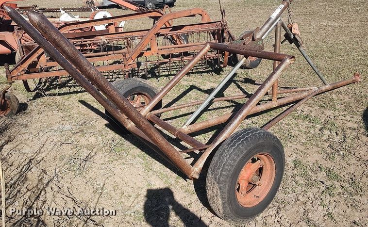 image for item DQ0428 Shop built  hay bale mover