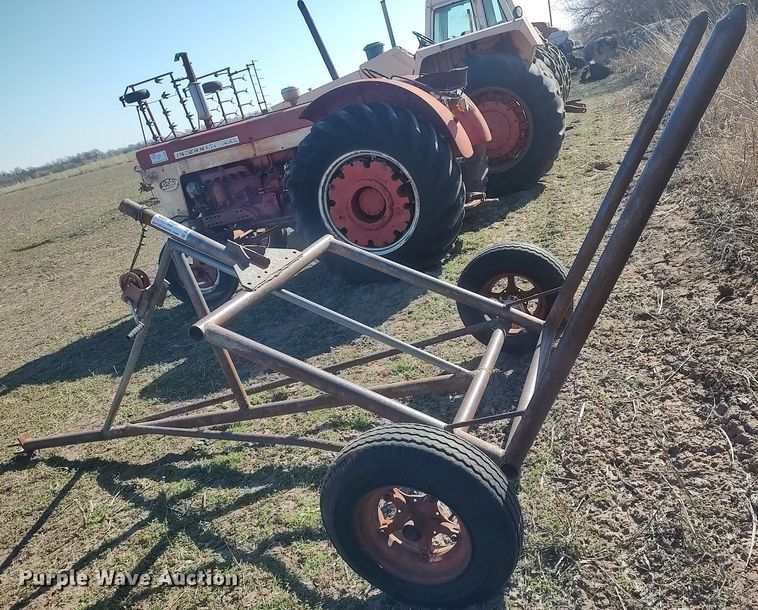 image for item DQ0428 Shop built  hay bale mover