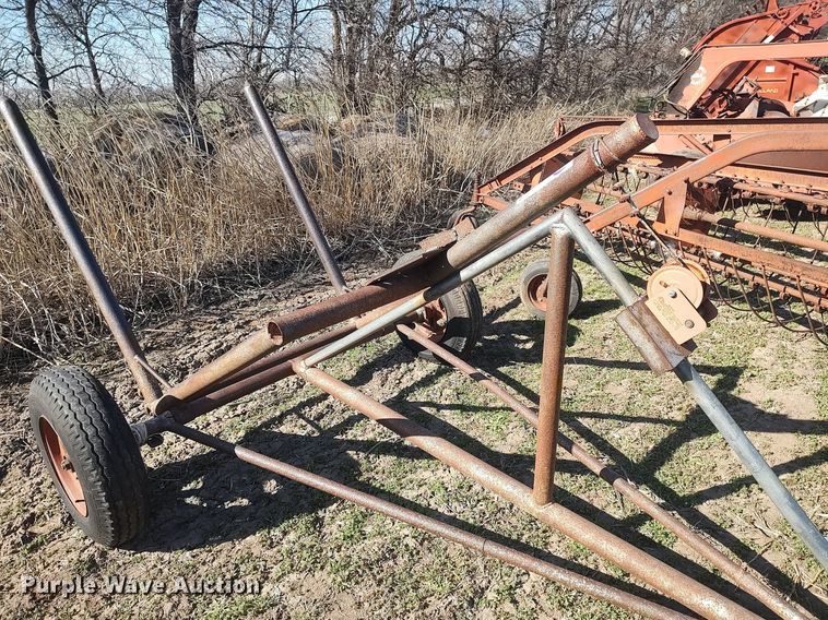 image for item DQ0428 Shop built  hay bale mover