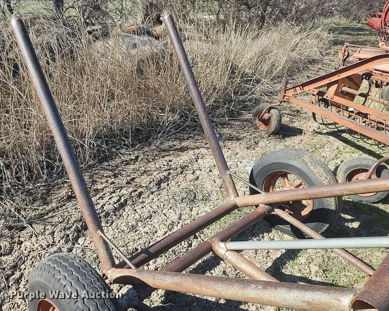 image for item DQ0428 Shop built  hay bale mover