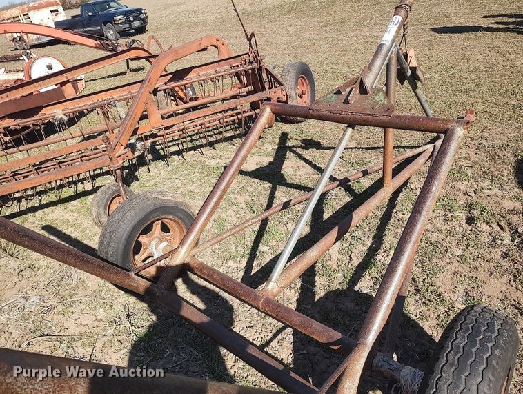 image for item DQ0428 Shop built  hay bale mover