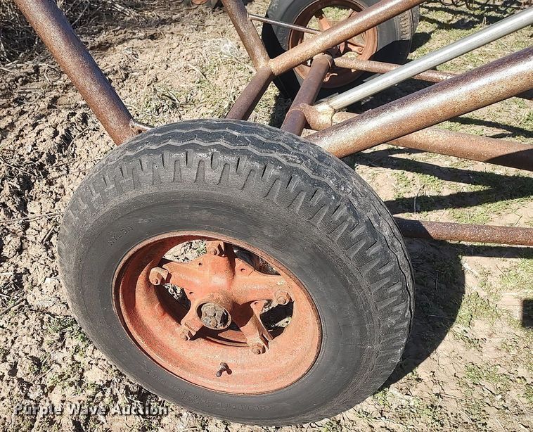 image for item DQ0428 Shop built  hay bale mover