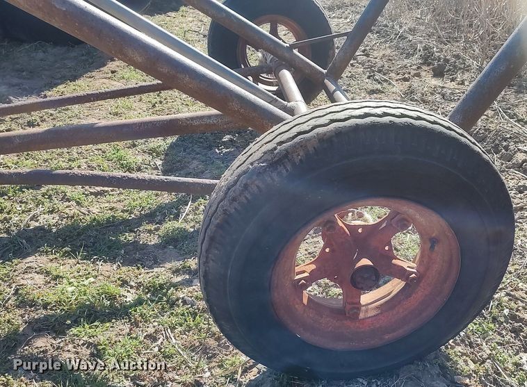 image for item DQ0428 Shop built  hay bale mover