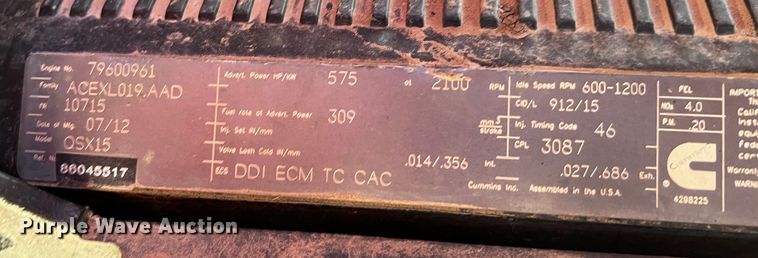 image for item DQ2018 2013 Versatile 575  4WD tractor