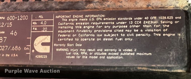 image for item DQ2018 2013 Versatile 575  4WD tractor