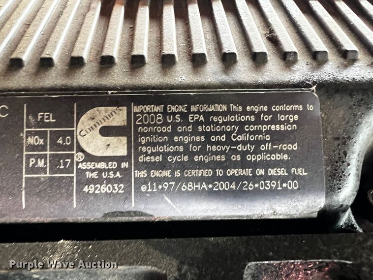 image for item DQ2019 2008 Versatile 485  4WD tractor