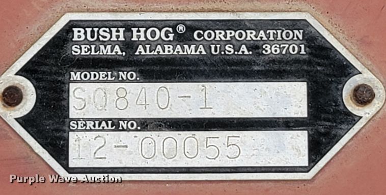 image for item HG9446 Bush Hog S08401  rotary mower