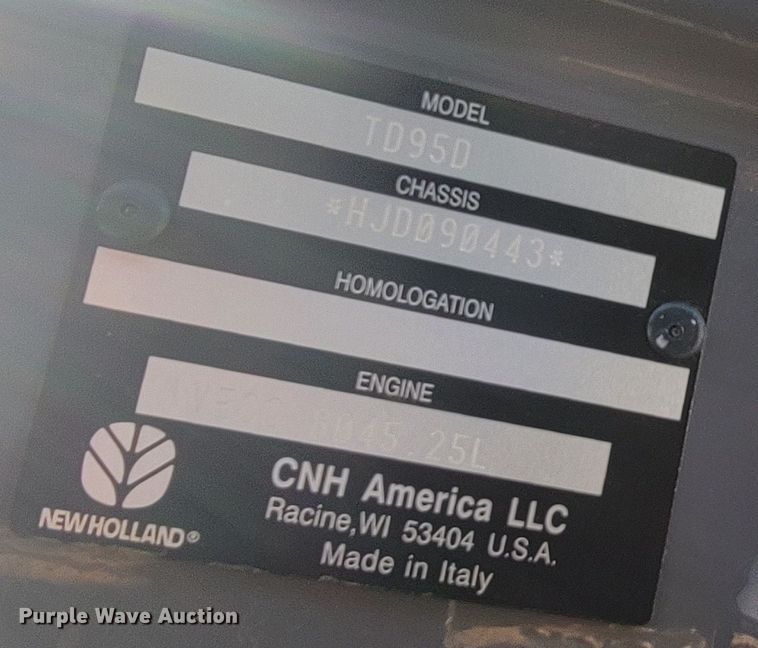 image for item HG9461 New Holland TD95D  MFWD tractor