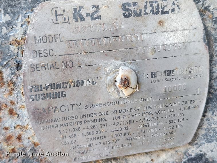 image for item JB9607 1993 Ledwell LW38AA  feed delivery trailer