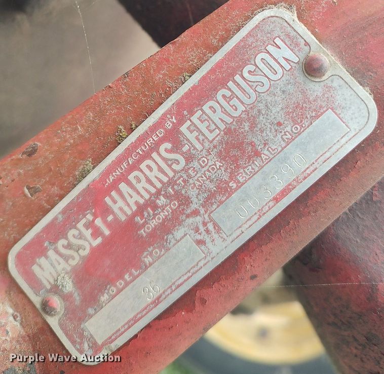image for item LG9659 Massey-Harris-Ferguson 36  hay rake