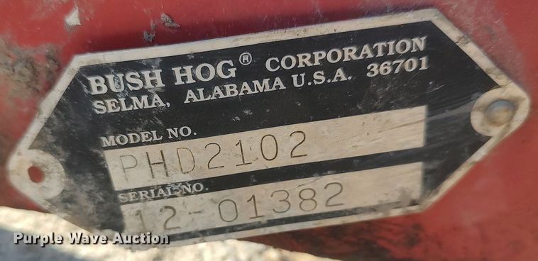 image for item LG9661 Bush Hog PHD2102  post hole auger