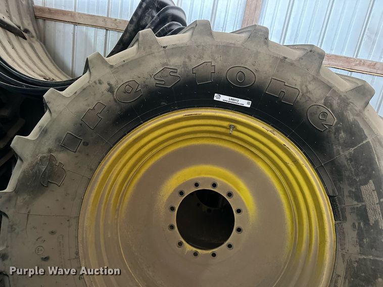 image for item LN9313 (4) 650/65R38 tires and wheels