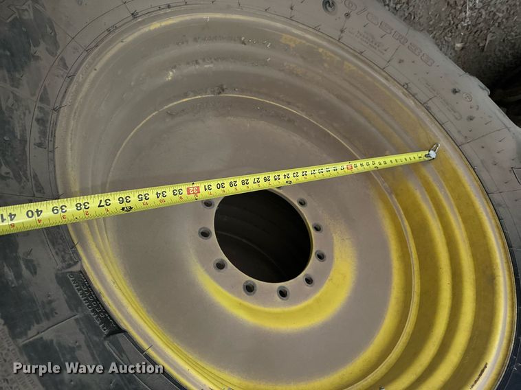 image for item LN9313 (4) 650/65R38 tires and wheels