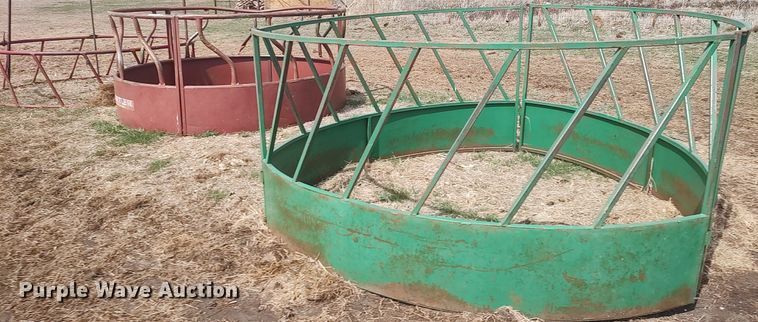 image for item LT9557 (5) round bale feeders