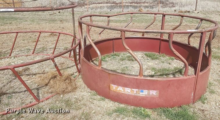 image for item LT9557 (5) round bale feeders
