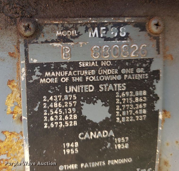 image for item LT9698 Massey  Ferguson 88  tractor