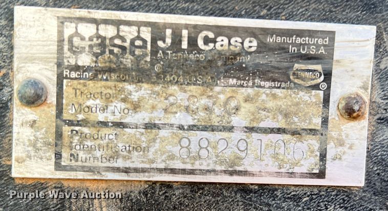 image for item LW9280 1978 Case 2870  4WD tractor