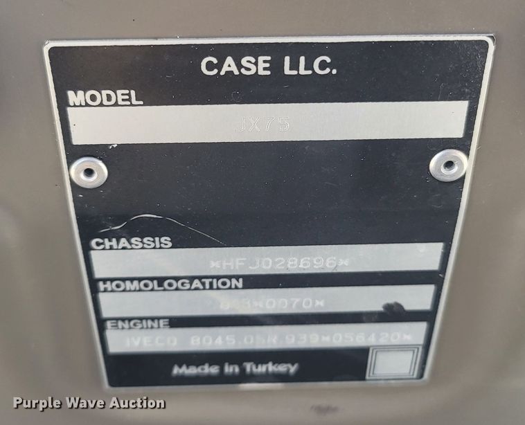 image for item MB9828 2004 Case IH JX75  tractor